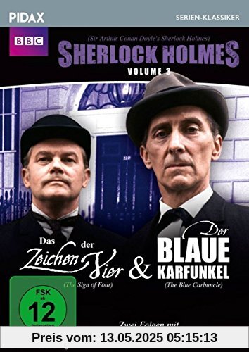 Sherlock Holmes, Vol. 3 (Sir Arthur Conan Doyle's Sherlock Holmes) / 2 weitere Folgen: DAS ZEICHEN DER VIER + DER BLAUE KARFUNKEL (Pidax Serien-Klassiker) von Henri Safran
