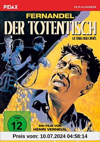Der Totentisch (La table aux crevés) / Schwarze Komödie mit Publikumsliebling Fernandel (bekannt als Don Camillo) (Pidax Film-Klassiker) von Henri Verneuil