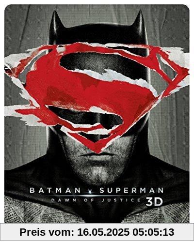 Batman v Superman: Dawn of Justice Steelbook - Ultimate Edition (exklusiv bei Amazon.de) [3D Blu-ray] [Limited Edition] von Henry Cavill