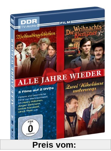 Alle Jahre wieder - DDR TV-Archiv (Weihnachtsgeschichten - Die Weihnachtsklempner - Zwei Nikoläuse unterwegs) [2 DVDs] von Henry Hübchen
