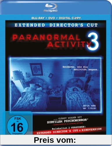 Paranormal Activity 3 - Extended (+ DVD + Digital Copy) [Blu-ray] [Director's Cut] von Henry Joost
