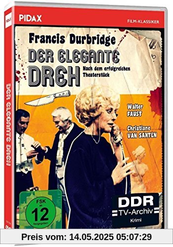 Francis Durbridge: Der elegante Dreh / Hochspannender Kriminalfilm mit Booklet inkl. bisher unveröffentlichter Durbridge-Kurzgeschichte (Pidax Film-Klassiker) von Henry Riedel