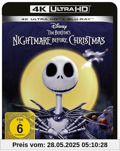 Nightmare before Christmas (4K Ultra HD) (+ Blu-ray) von Henry Selick