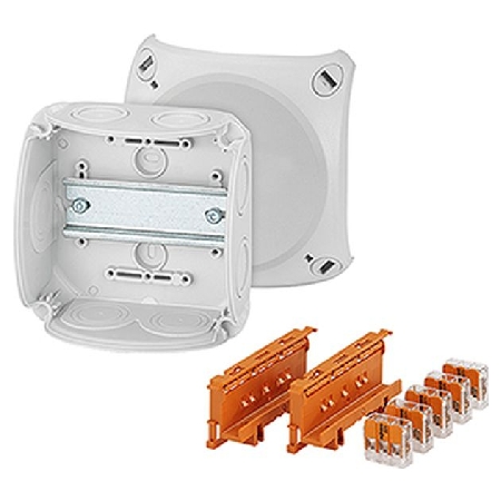 DK 0606 W  (5 Stück) - Kabelabzweigkasten 0,5-6 qmm 3phasig DK 0606 W von Hensel