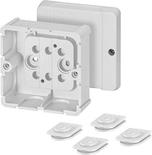 Hensel 6000037 Abzweigdose (L x B x H) 88 x 88 x 50mm Grau IP54 1St. von Hensel