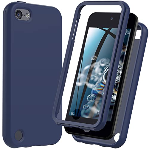 Hensinple Silikon-Schutzhülle für iPod Touch 7/6/5, stoßfest, mit integriertem Displayschutz, Jungen, Blau Hensinple Silikon-Schutzhülle für iPod Touch 7/6/5, stoßfest, mit integriertem Displayschutz, Jungen, Blau von Hensinple
