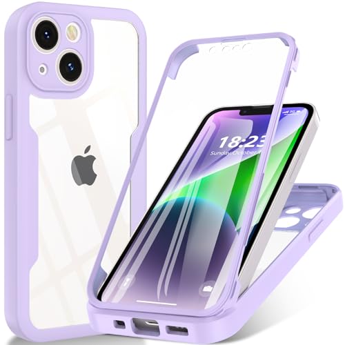 Hensinple für iPhone 13 Mini Hülle 5,4 Zoll, Handyhülle iPhone 13 Mini Mit Eingebautem Displayschutz, 360 Stoßfest Case Outdoor Cover Schutzhülle für iPhone 13 Mini-Lila Hensinple für iPhone 13 Mini Hülle 5,4 Zoll, Handyhülle iPhone 13 Mini Mit Eingebautem Displayschutz, 360 Stoßfest Case Outdoor Cover Schutzhülle für iPhone 13 Mini-Lila von Hensinple