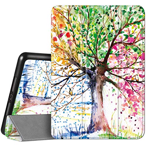 Hepix Tree Design Schutzhülle für iPad 8. / 7. Generation, Motiv: Baum des Lebens, iPad 10.2, Hülle 2020 2019, mit Stifthalter, für Frauen und Mädchen, stoßfest, für A2270 A2428, Baum des Lebens von Hepix