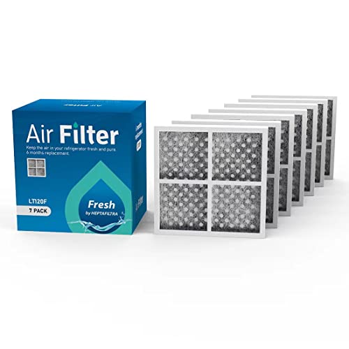 7 Stück LT120F Ersatz-Luftfilter für Kühlschrank, kompatibel mit LG Kenmore Elite Replace 46-9918, 469918, 9918, ADQ73214402, ADQ73214403, ADQ73214404, ADQ7333400 08 LMX. S30776S HF17 7 Stück LT120F Ersatz-Luftfilter für Kühlschrank, kompatibel mit LG Kenmore Elite Replace 46-9918, 469918, 9918, ADQ73214402, ADQ73214403, ADQ73214404, ADQ7333400 08 LMX. S30776S HF17 von HeptaFiltra