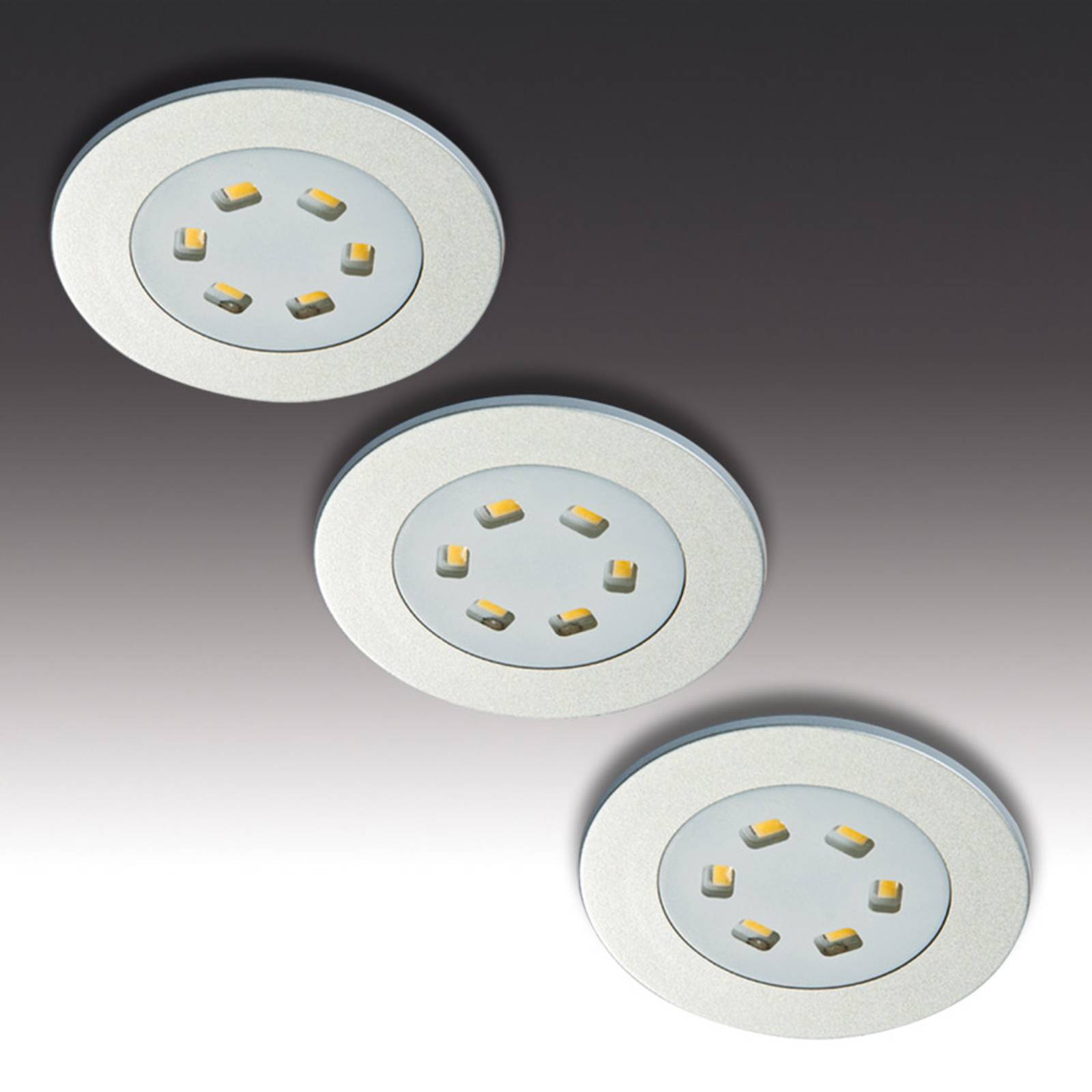 3er-Set LED-Einbauleuchte R 55 von Hera