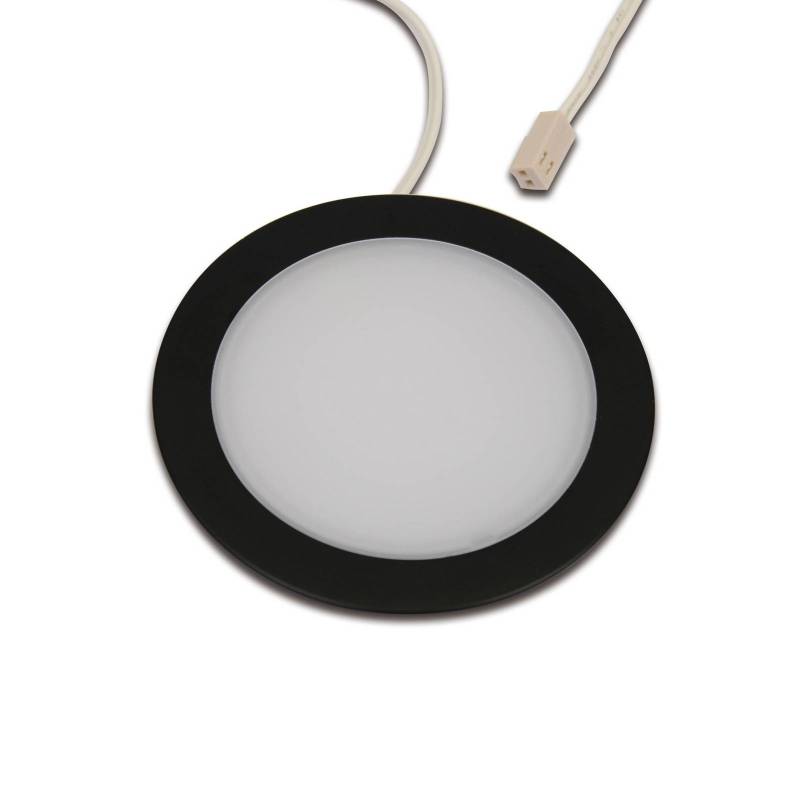 LED-Möbeleinbauleuchte FAR 68, schwarz, 4W, 3.000K von Hera