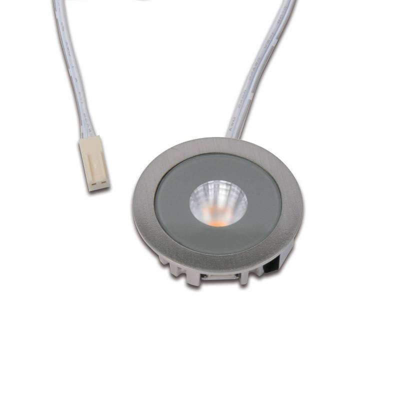 LED-Möbeleinbauspot AR 35, 3.000 K Ø 4 cm edelstahl Alu 24 V von Hera