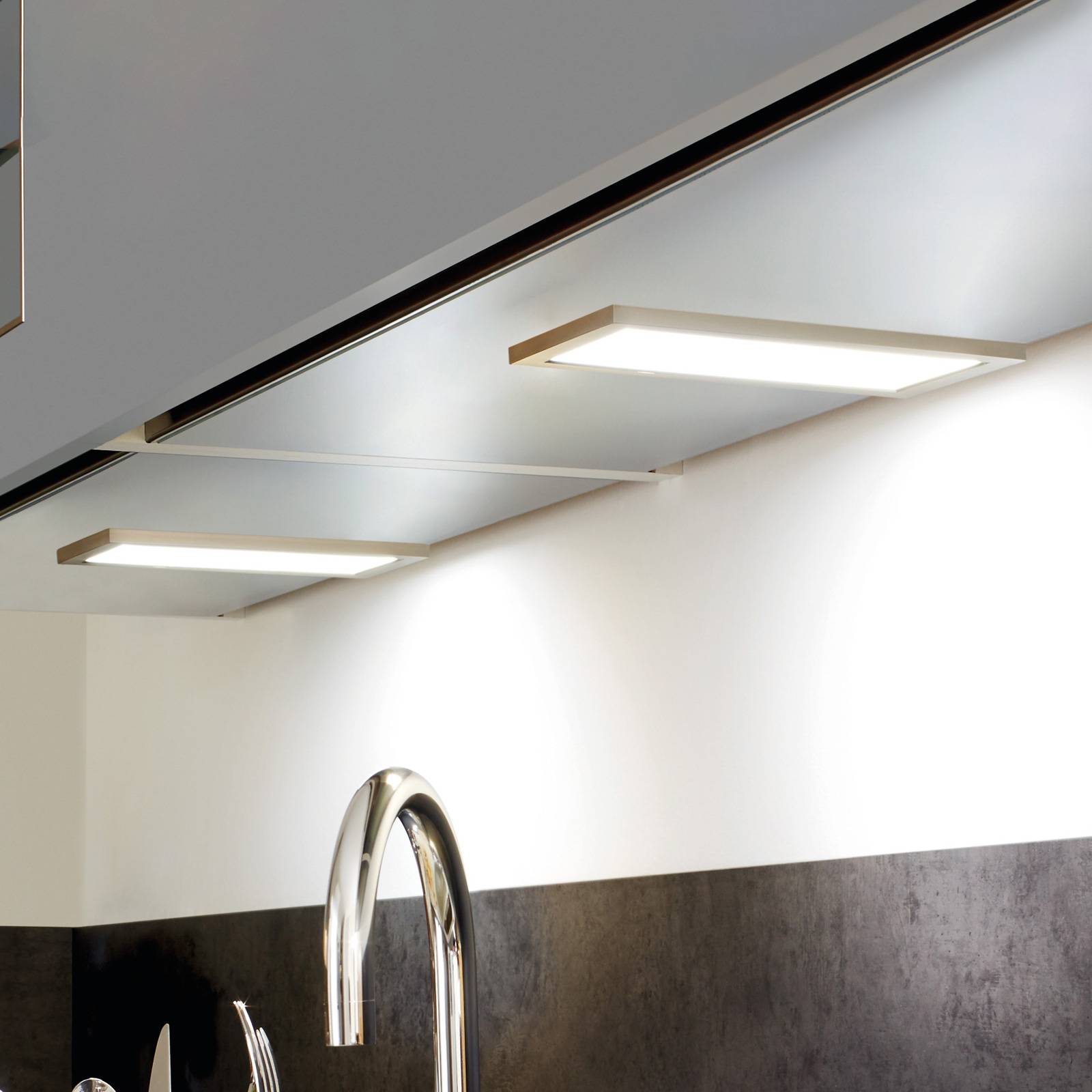 LED-Unterbaulampe Sky 2er Set 4.000K edelstahl LED-Unterbaulampe Sky 2er Set 4.000K edelstahl von Hera