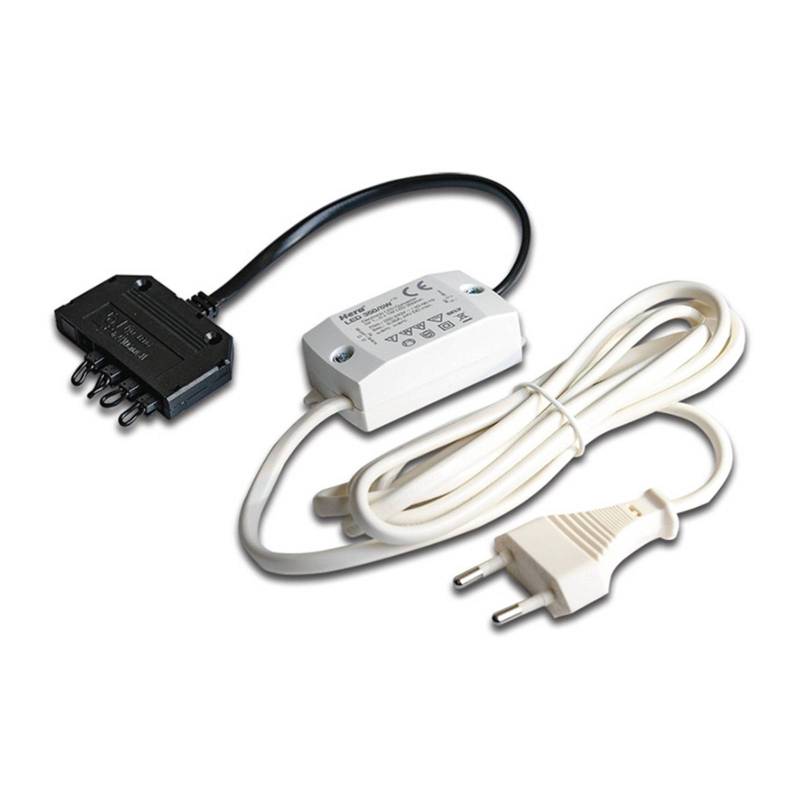 Trafo LED 350 mA / 5 W mit 5 fach-Verteiler von Hera