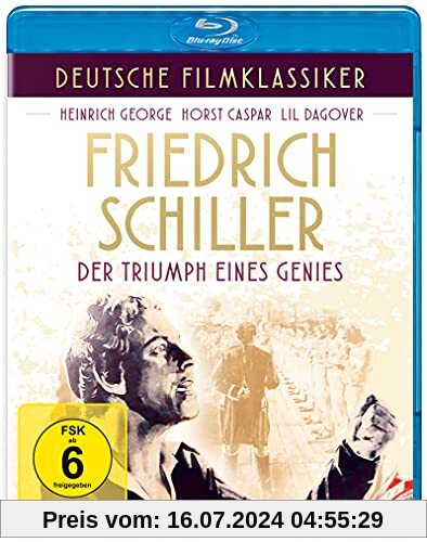Friedrich Schiller - Der Triumph eines Genies [Blu-ray] von Herbert Maisch