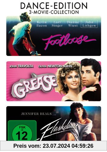 Footloose / Flashdance / Grease [3 DVDs] von Herbert Ross
