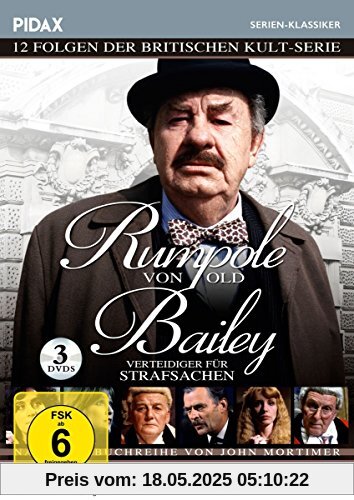 Rumpole von Old Bailey - Verteidiger für Strafsachen / 12 spannende Folgen der preisgekrönten britischen Kultserie mit Leo McKern (Pidax Serien-Klassiker) [3 DVDs] von Herbert Wise