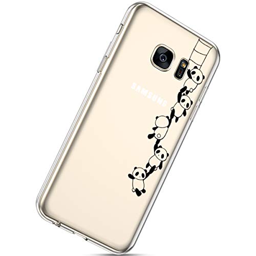 Herbests Handyhülle Kompatibel mit Samsung Galaxy S7 Schutzhülle Silikon hülle Transparent Ultradünn Clear Cover Handytasche Weich Durchsichtig Klar Schutzhülle Case Cover Tasche,Lustig Panda Herbests Handyhülle Kompatibel mit Samsung Galaxy S7 Schutzhülle Silikon hülle Transparent Ultradünn Clear Cover Handytasche Weich Durchsichtig Klar Schutzhülle Case Cover Tasche,Lustig Panda von Skyvov