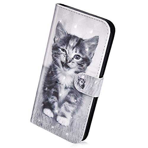 Herbests Kompatibel mit Huawei P Smart 2018 Hülle Klapphülle Leder Tasche Flip Schutzhülle Wallet Handyhülle 3D Bunt Muster Glänzend Bling Glitzer Brieftasche Handytasche Case,Niedlich Katze Herbests Kompatibel mit Huawei P Smart 2018 Hülle Klapphülle Leder Tasche Flip Schutzhülle Wallet Handyhülle 3D Bunt Muster Glänzend Bling Glitzer Brieftasche Handytasche Case,Niedlich Katze von Skyvov