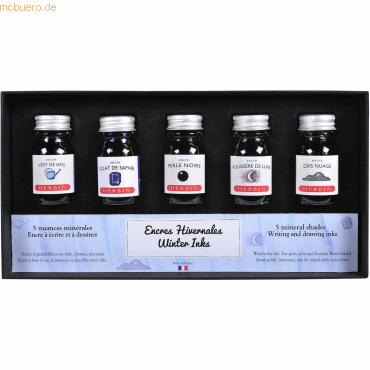 2 x Herbin Zeichentinte Set VE=5 Stück 10ml Winter 2 x Herbin Zeichentinte Set VE=5 Stück 10ml Winter von Herbin