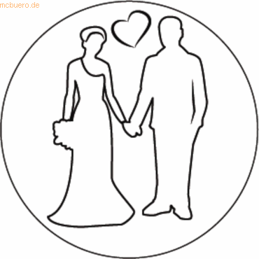 3 x Herbin Siegel Symbol Ehepaar von Herbin