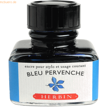 4 x Herbin Füllertinte 30ml Hellblau von Herbin