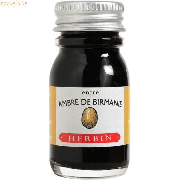 6 x Herbin Füllertinte 10ml Bernstein 6 x Herbin Füllertinte 10ml Bernstein von Herbin