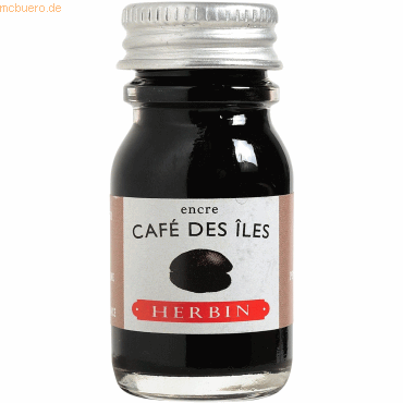 6 x Herbin Füllertinte 10ml Kaffeebraun 6 x Herbin Füllertinte 10ml Kaffeebraun von Herbin