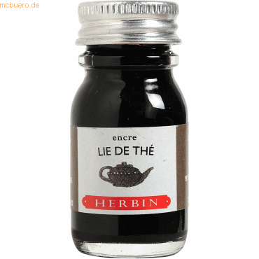 6 x Herbin Füllertinte 10ml Teebraun 6 x Herbin Füllertinte 10ml Teebraun von Herbin