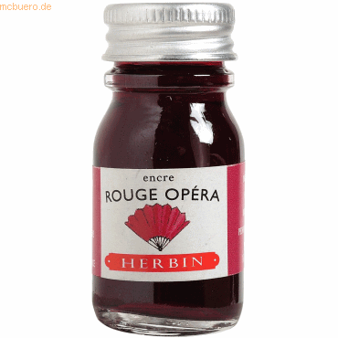 6 x Herbin Füllertinte 10ml Tiefrot von Herbin