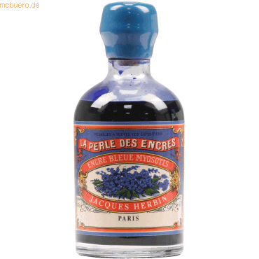 Herbin Tinte Flakon 100ml blau Vergissmeinnicht von Herbin
