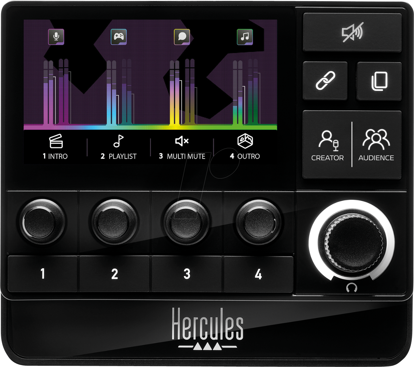 HERCULES 4780934 - Audio-Controller für Livestreams, Stream 200 XLR von Hercules
