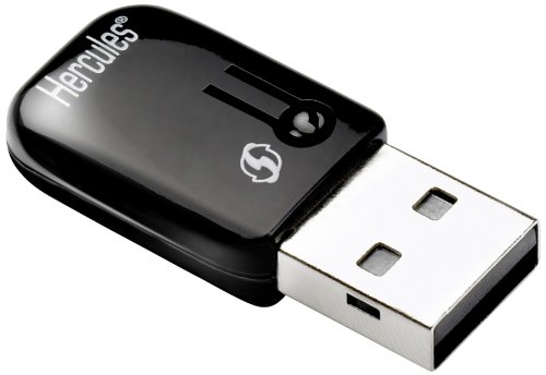 Hercules 300 Mbit/s Mini-WLAN-USB-Schlüssel von Hercules