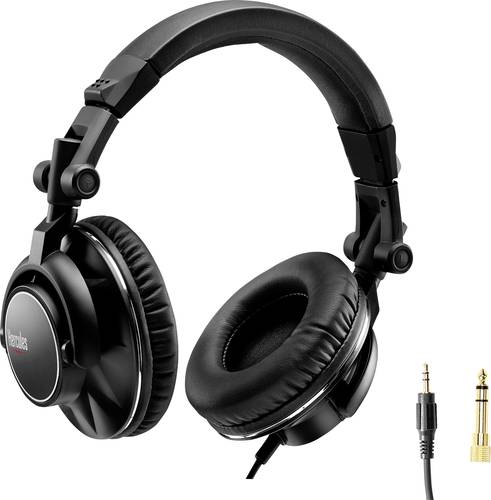 Hercules DGP DJ60 DJ Over Ear Kopfhörer kabelgebunden Schwarz Faltbar von Hercules
