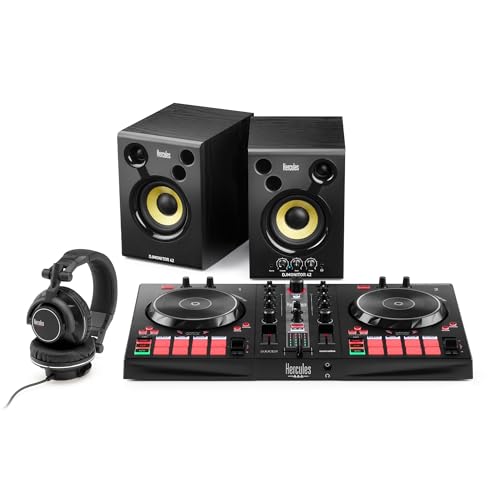 Hercules DJ Essentials Kit - All-in-One Kit zum DJ-Lernen - Software und Tutorials enthalten Hercules DJ Essentials Kit - All-in-One Kit zum DJ-Lernen - Software und Tutorials enthalten von Hercules