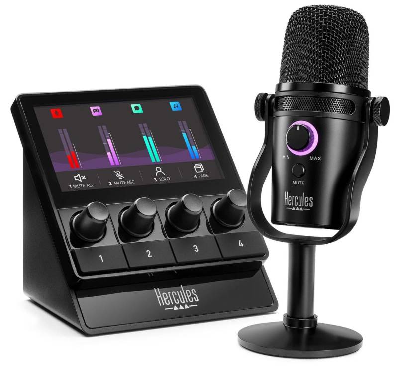 Hercules Stream Starter Kit, Schwarz von Hercules