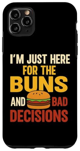 Lustiges Burger-Grill-Zitat Tee für Freunde Cousins Grillparty Hülle für iPhone 11 Pro Max Lustiges Burger-Grill-Zitat Tee für Freunde Cousins Grillparty Hülle für iPhone 11 Pro Max von Here for Buns Funny Burger BBQ Cookout Humor Tee