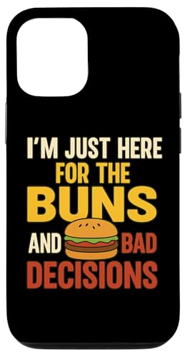 Lustiges Burger-Grill-Zitat Tee für Freunde Cousins Grillparty Hülle für iPhone 12/12 Pro Lustiges Burger-Grill-Zitat Tee für Freunde Cousins Grillparty Hülle für iPhone 12/12 Pro von Here for Buns Funny Burger BBQ Cookout Humor Tee