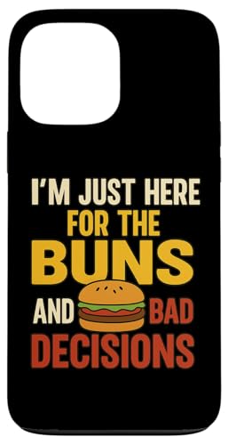 Lustiges Burger-Grill-Zitat Tee für Freunde Cousins Grillparty Hülle für iPhone 13 Pro Max Lustiges Burger-Grill-Zitat Tee für Freunde Cousins Grillparty Hülle für iPhone 13 Pro Max von Here for Buns Funny Burger BBQ Cookout Humor Tee