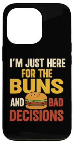 Lustiges Burger-Grill-Zitat Tee für Freunde Cousins Grillparty Hülle für iPhone 13 Pro Lustiges Burger-Grill-Zitat Tee für Freunde Cousins Grillparty Hülle für iPhone 13 Pro von Here for Buns Funny Burger BBQ Cookout Humor Tee