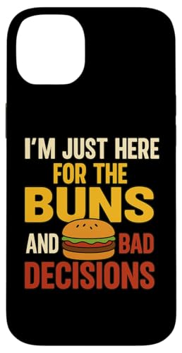 Lustiges Burger-Grill-Zitat Tee für Freunde Cousins Grillparty Hülle für iPhone 14 Plus Lustiges Burger-Grill-Zitat Tee für Freunde Cousins Grillparty Hülle für iPhone 14 Plus von Here for Buns Funny Burger BBQ Cookout Humor Tee