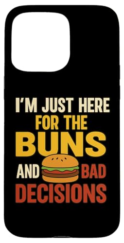 Lustiges Burger-Grill-Zitat Tee für Freunde Cousins Grillparty Hülle für iPhone 15 Pro Max Lustiges Burger-Grill-Zitat Tee für Freunde Cousins Grillparty Hülle für iPhone 15 Pro Max von Here for Buns Funny Burger BBQ Cookout Humor Tee