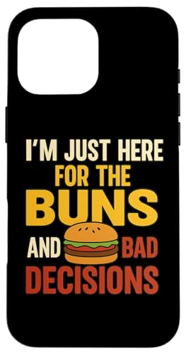 Lustiges Burger-Grill-Zitat Tee für Freunde Cousins Grillparty Hülle für iPhone 16 Pro Max Lustiges Burger-Grill-Zitat Tee für Freunde Cousins Grillparty Hülle für iPhone 16 Pro Max von Here for Buns Funny Burger BBQ Cookout Humor Tee