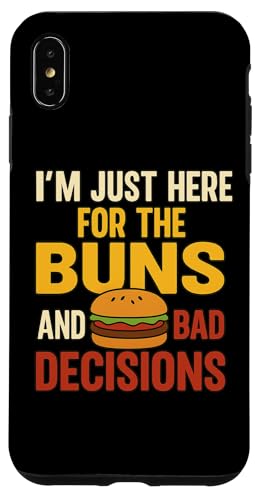 Lustiges Burger-Grill-Zitat Tee für Freunde Cousins Grillparty Hülle für iPhone XS Max Lustiges Burger-Grill-Zitat Tee für Freunde Cousins Grillparty Hülle für iPhone XS Max von Here for Buns Funny Burger BBQ Cookout Humor Tee
