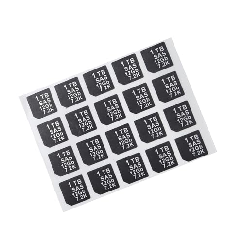 Heretom 20 PC DXD9H X7K8W Festplatten-Einschub Haftetiketten, Kompatibel mit DELL G14 Server HDD Tray Caddy (SATA 6GB 7.2K, 1TB) von Heretom
