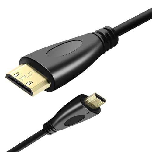 Micro-HDMI-auf-Mini-HDMI-Kabel Micro-HDMI-Stecker auf Mini-HDMI-Stecker-Adapterkabel 4K-Hochgeschwindigkeits-Micro-HDMI-Kabel für Audio-Video-Signalübertragung, kompatibel mit Kamera-Tablet-Monitor Micro-HDMI-auf-Mini-HDMI-Kabel Micro-HDMI-Stecker auf Mini-HDMI-Stecker-Adapterkabel 4K-Hochgeschwindigkeits-Micro-HDMI-Kabel für Audio-Video-Signalübertragung, kompatibel mit Kamera-Tablet-Monitor von Herfair