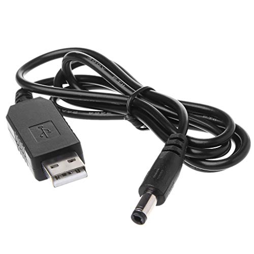 Hergon USB Netzteil Kabel, USB 5V zu 8.4V Netzteil Kabel für Fahrrad LED Kopf Licht 18650 Akku von Hergon