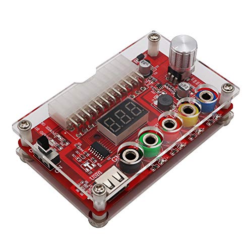 Herklotzn ATX 24Pin Power Breaking Board mit ADJ Einstellbarer Spannungsregler und Spannungsregler für Acrylgehäuse Kit von Herklotzn