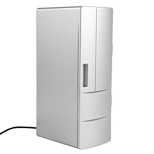 Herklotzn Kühlschrank Mini Gefrierschrank Kühlschrank USB Kühler Bierkühler Getränkekühler Reisekühler Bürogebrauch Auto Tragbar von Herklotzn