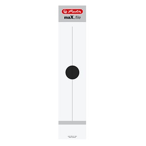10 herlitz Ordneretiketten maX.file weiß für 7,0 cm Rückenbreite 10 herlitz Ordneretiketten maX.file weiß für 7,0 cm Rückenbreite von Herlitz